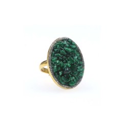 Bague GM Malachite