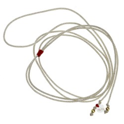 Cordon argent pour charms