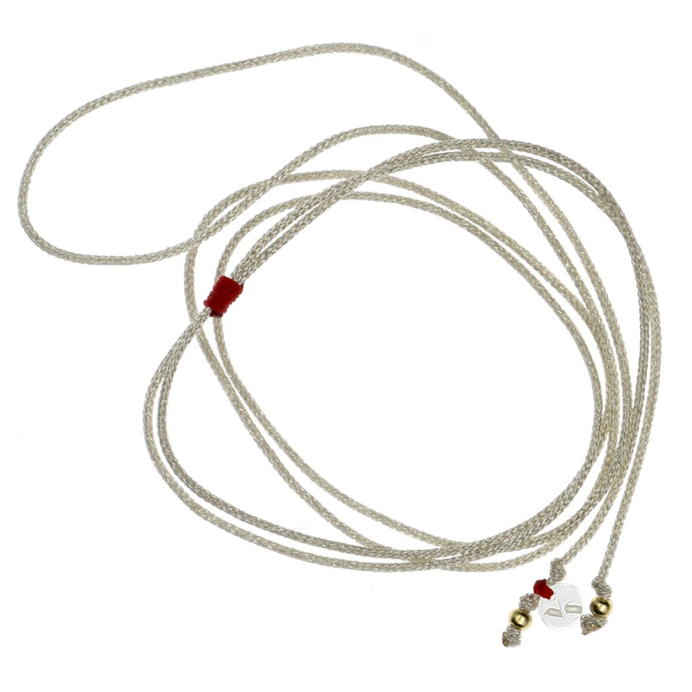 Cordon argent pour charms