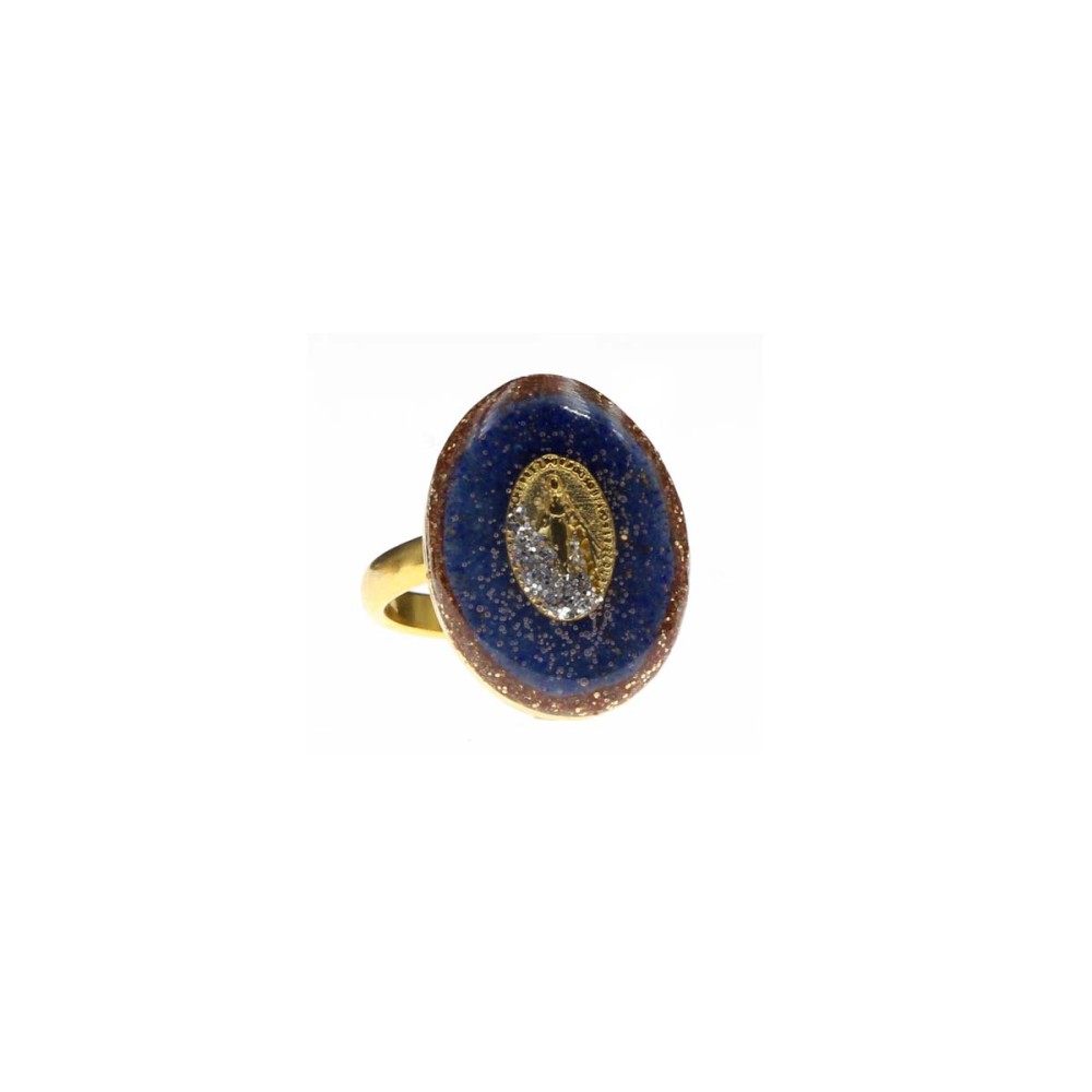Bague PM lapis-lazuli  madone vanessa simon