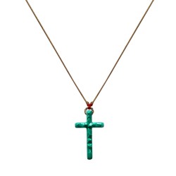 Croix Lumi Sacri  turquoise vanessa simon