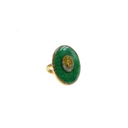 Bague PM Malachite /Madone