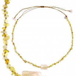 Collection glamour de vanessa simon-Béryl opale jaune