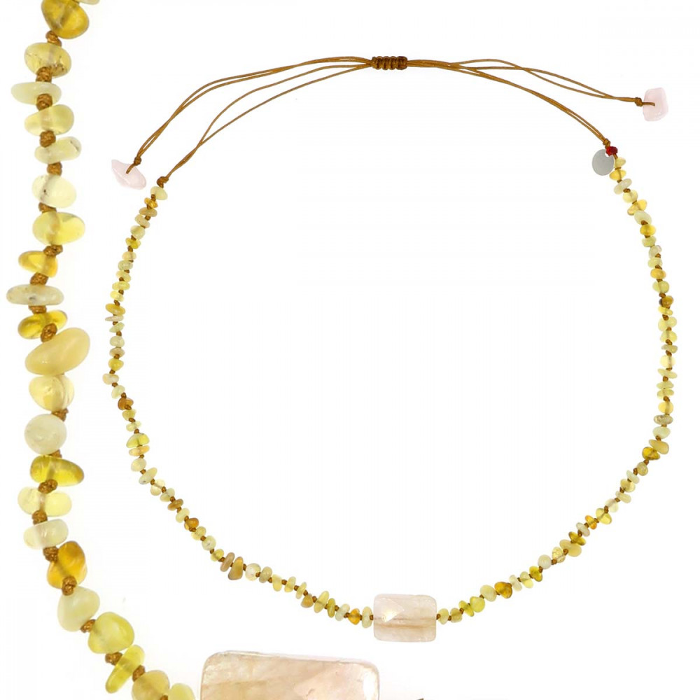 Collection glamour de vanessa simon-Béryl opale jaune